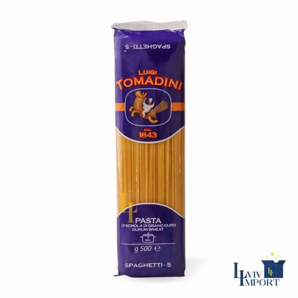 Макарони TOMADINI 500g  05  Spaghetti (24 шт/90 ящ)
