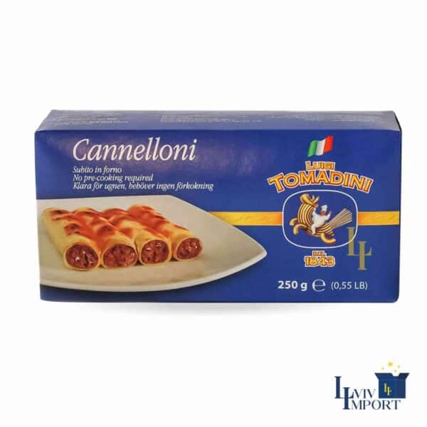 Макарони CANNELLONI TOMADINI 250g Semola (12 шт/49 ящ)