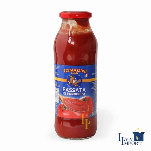 Томатне пюре TOMADINI 690g Passata ск/б (12 шт/72 ящ)