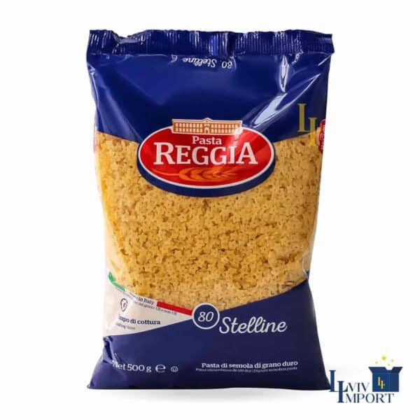 Макарони REGGIA 500g  80  STELLINE (24 шт/64 ящ)