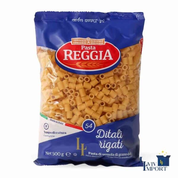 Макарони REGGIA 500g  54  DITALI RIGATI (24 шт/48 ящ)