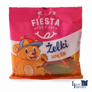 Желейні цукерки FIESTA 80g змійки (15 шт/384 ящ)