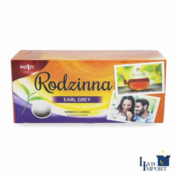 Чай RODZINNA 112g earl grey 80 пакетів (10 шт/112 ящ)