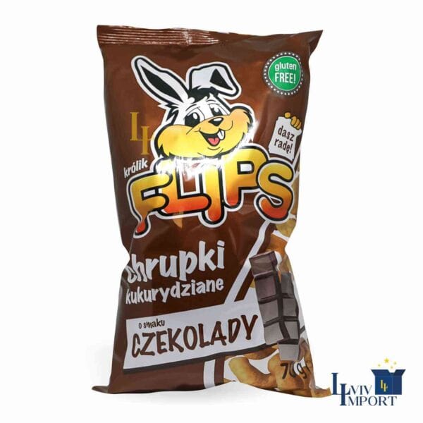 Кукурудзяні палички SANTE 70g Flips зі смаком шоколаду (15 шт/48 ящ)
