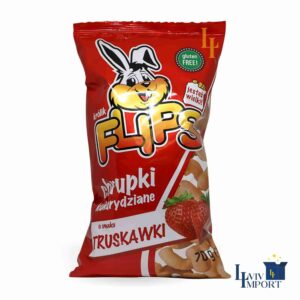Кукурудзяні палички SANTE 70g Flips зі смаком полуниці (15 шт/48 ящ)