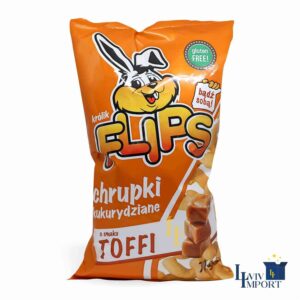Кукурудзяні палички SANTE 70g Flips зі смаком toffi (15 шт/48 ящ)