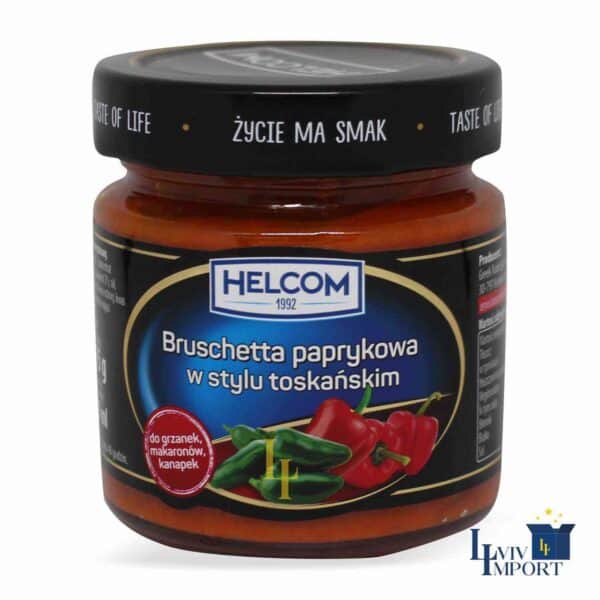 Соус Брускетта HELCOM 225ml тосканська паприкова (8 шт/280 ящ)
