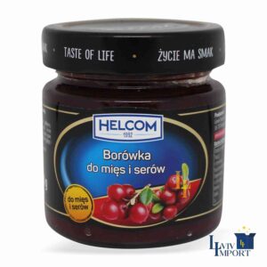 Соус HELCOM 210g Брусниця для м'яса та сирів (8 шт/280 ящ)