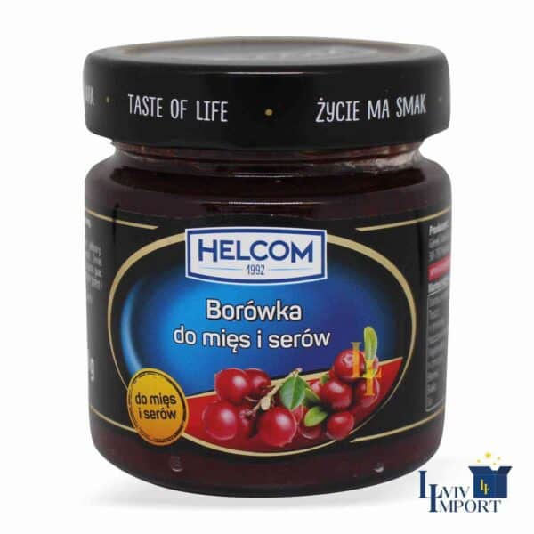 Соус HELCOM 210g Брусниця для м'яса та сирів (8 шт/280 ящ)