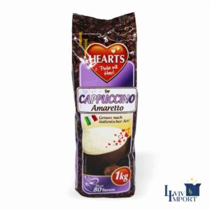 Напій CAPPUCCINO HEARTS 1kg Amaretto (10 шт/54 ящ)