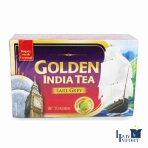 Чай GOLDEN 120g India Tea  Earl Grey 80 пакетів (4 шт)