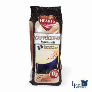 Напій CAPPUCCINO HEARTS 1kg Karamell (10 шт/54 ящ)