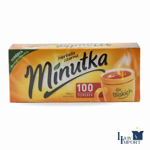 Чай чорний MINUTKA 140g 100x1