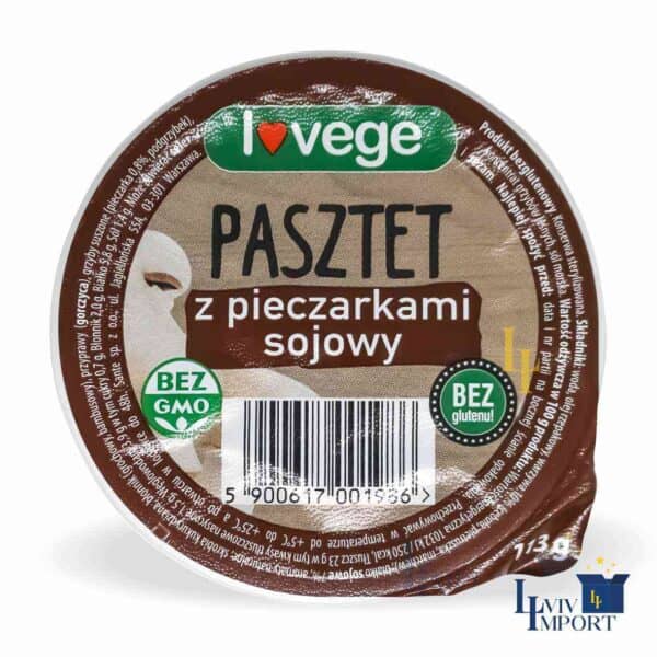 Паштет SANTE 113g lovege соєвий з грибами (12 шт)