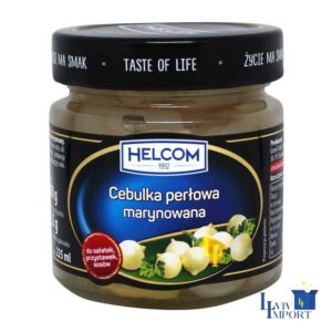 Цибуля HELCOM перлинна маринована 180g ск/б (8 шт/280 ящ)