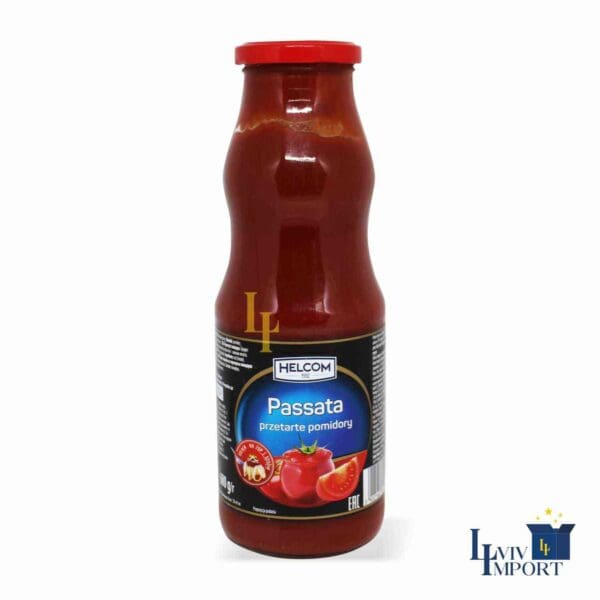 Томатне пюре HELCOM 680g Passata ск/б (12 шт/72 ящ)