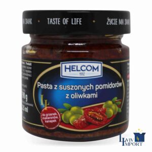 Паста HELCOM 190g з в'ялених помідорів з оливками ск/б (8 шт/280 ящ)