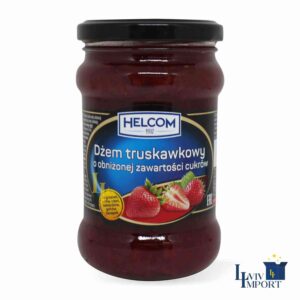 Джем зі зниженим вмістом цукру HELCOM 320g полуниця ск/б (8 шт/200 ящ)