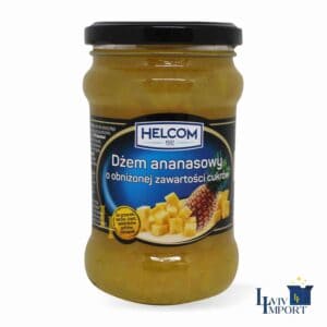 Джем зі зниженим вмістом цукру HELCOM 320g ананас ск/б (8 шт/200 ящ)