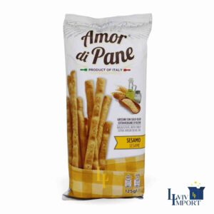 Грісіні (хлібні палички) HELCOM 125g Amor di Pane з сезамом (18 шт/104 ящ)
