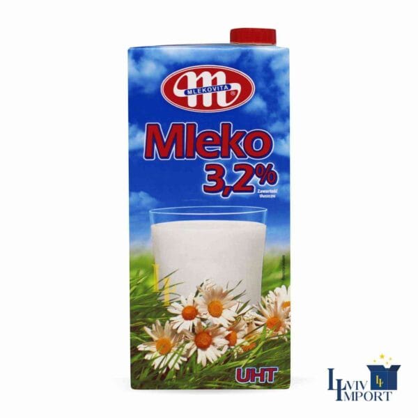 Молоко Mlekovita 1L 3