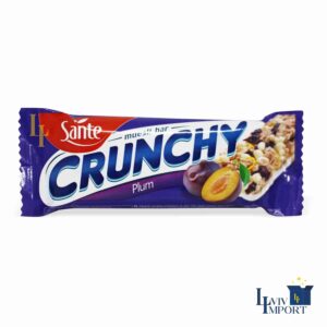Злаковий батончик SANTE 40g Crunchy зі сливами в глазурі (25 шт/500 ящ)