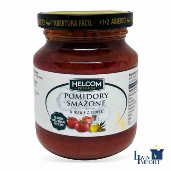 Соус HELCOM PREMIUM 300g з обсмажених помідорів в оливковій олії (15 шт/140 ящ)