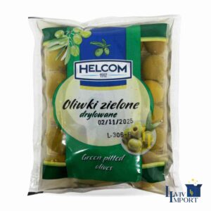 Оливки HELCOM 195g зелені без кісточки (20 шт/135 ящ)