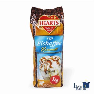 Напій CAPPUCCINO HEARTS 1kg Еiskaffee Кaramell (10 шт/54 ящ)