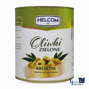 Оливки HELCOM 3kg зелені різані ж/б (6 шт/40 ящ)