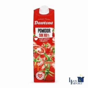 Сік т/пак DAWTONA 1L томатний 100% (12 шт/64 ящ)
