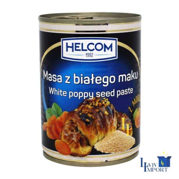 Маса з білого маку HELCOM 380g ж/б (8 шт/240 ящ)