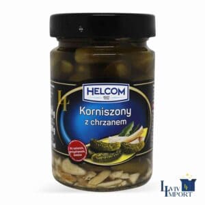 Огірки-корнішони консервовані HELCOM 300g з хроном ск/б (8 шт/200 ящ)
