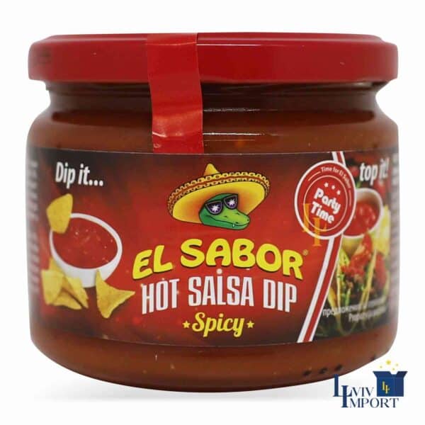 Діп-соус EL SABOR 300g Гаряча сальса (12 шт/126 ящ)