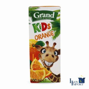 Напій соковмісний т/пак GRAND Kids 200ml апельсиновий (27 шт/120 ящ)