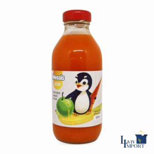 Сік скло MESSIS 330ml "Пінгвін" банан+ морква+ яблуко (12 шт/144 ящ)