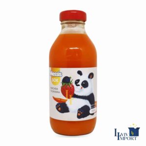 Сік скло MESSIS 330ml "Панда" полуниця+ морква (12 шт/144 ящ)