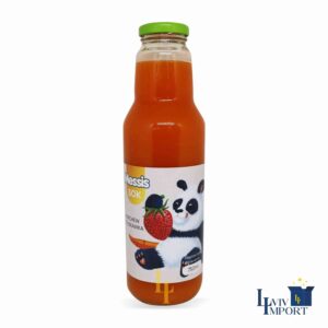 Сік скло MESSIS 750ml "Панда" полуниця+ морква (6 шт/125 ящ)