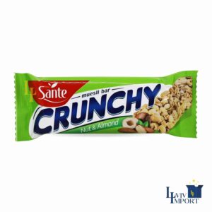 Злаковий батончик SANTE 35g Crunchy горіх та мигдаль (25 шт/500 ящ)
