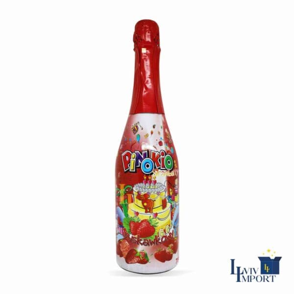 Дитяче шамп' безалкогольне PINOKIO 750ml полуниця (6 шт/95 ящ)