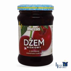 Джем зі зниженим вмістом цукру MESSIS 280g вишня ск/б (9 шт/200 ящ)