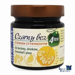 Бузина з лимонним соком 4TEA 220g ск/б (8 шт/280 ящ)
