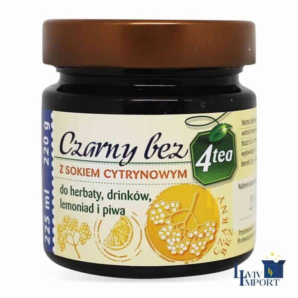 Бузина з лимонним соком 4TEA 220g ск/б (8 шт/280 ящ)