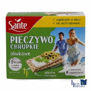 Хлібці хрусткі SANTE 150g оливкові (9 шт/91 ящ)