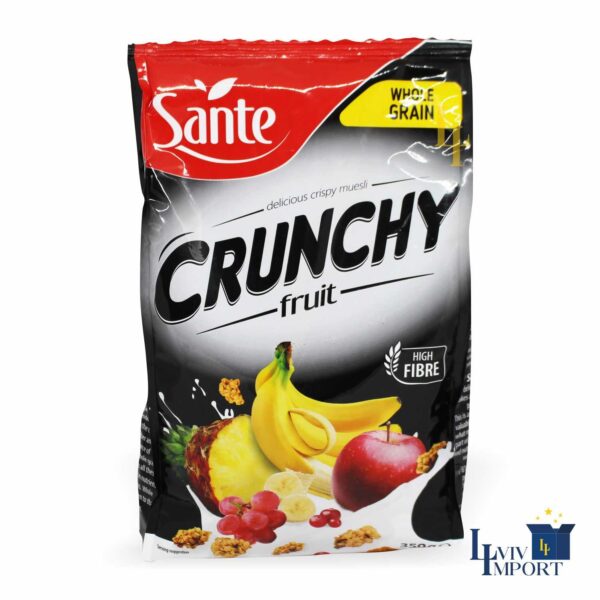 Кранчі SANTE 350g фруктові (14 шт/56 ящ)