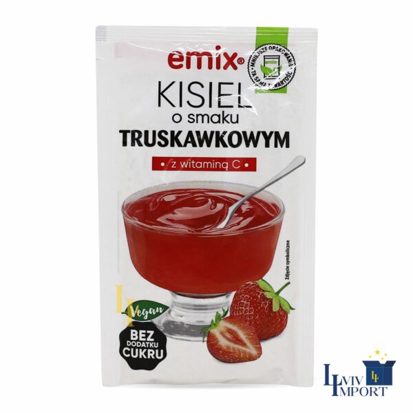 Кисіль EMIX 40g полуниця (40 шт/352 ящ)