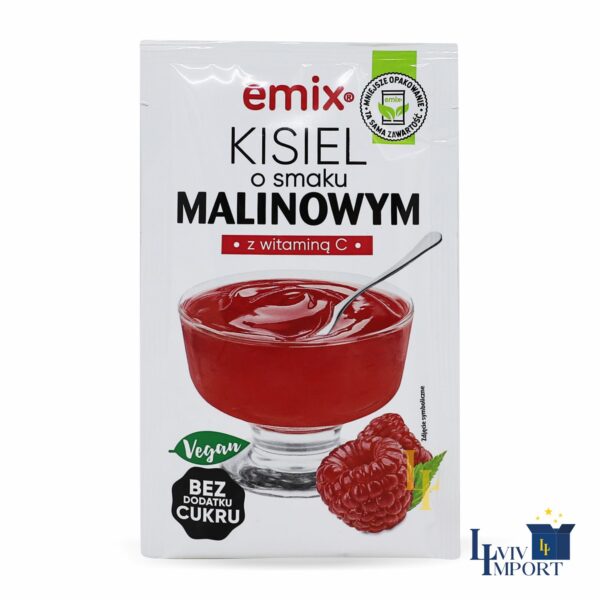 Кисіль EMIX 40g малина (40 шт/352 ящ)