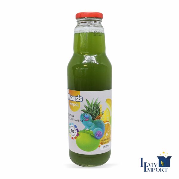 Напій соковмісний скло MESSIS 750ml мультивітамін зелений (6 шт/125 ящ)