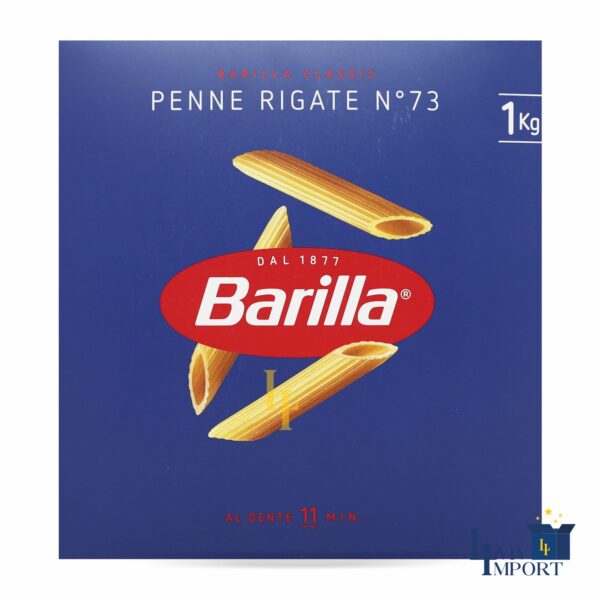 Макарони BARILLA 1kg  №73  Penne Rigate  (15 шт/20 ящ)