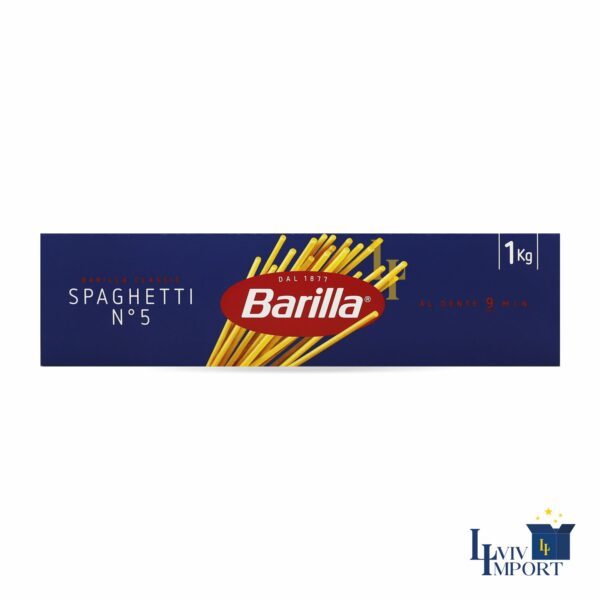 Макарони BARILLA 1kg  №05  Spaghetti  (12 шт/56 ящ)